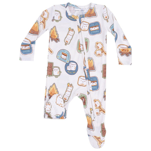 2 Way Zipper Footie - Smores - HoneyBug 