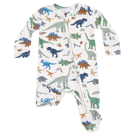 2 Way Zipper Footie - Washy Dinos - HoneyBug 