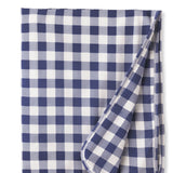 Picnic Plaid/Blue Soft Bamboo Stroller Blanket for Baby