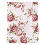 Cabbage Rose Stroller Blanket