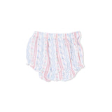 Tulip Stripe - Scallop Back Top with Bloomer