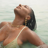 Camilla Dainty Lariat Chain Necklace - HoneyBug 