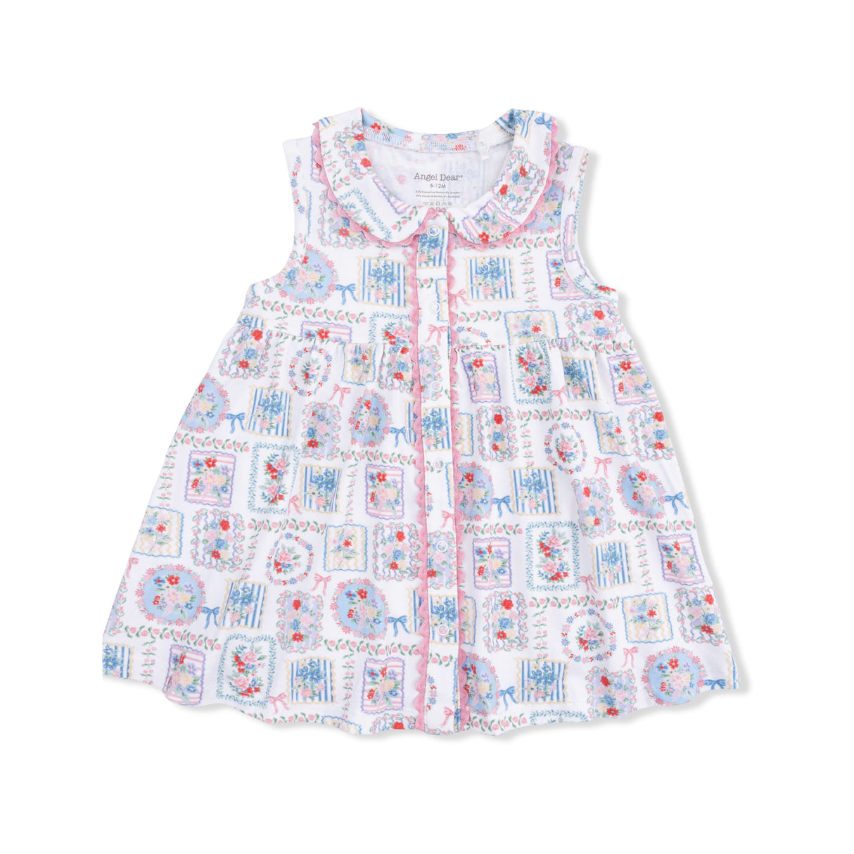 Julep's Floral Patchwork - Jill Dress with Bloomer & Knot Headband Set