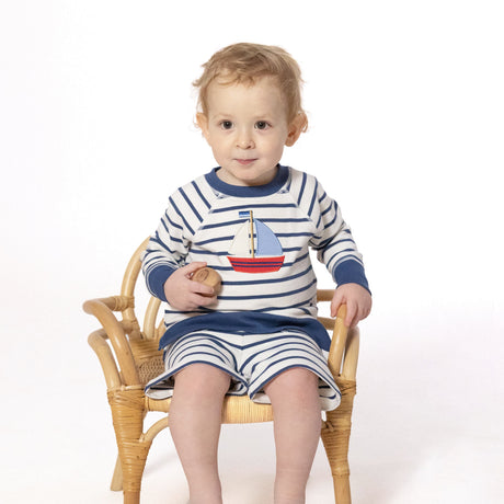 Bubbly Sailboat - Raglan Sweatshirt