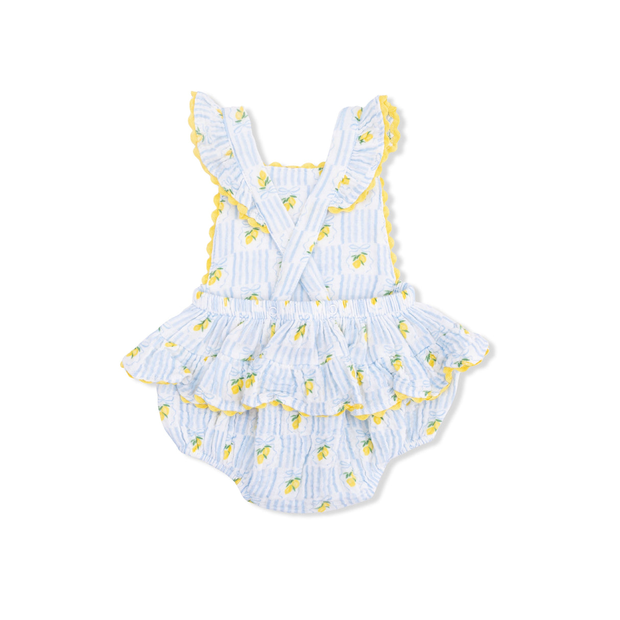 Lovely Lemons - Ric Rac Ruffle Sunsuit