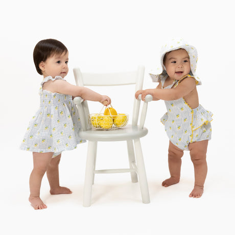Lovely Lemons - Smocked Top with Bloomer
