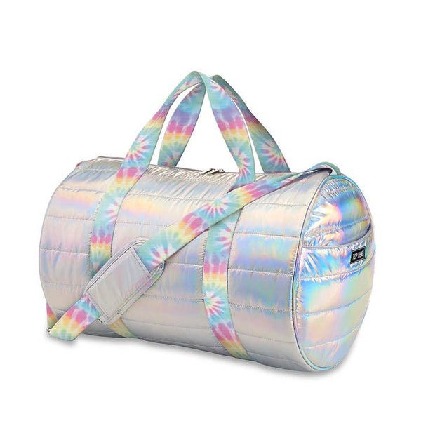 Puffer Duffle Bag - Tie Dye Pastel - HoneyBug 