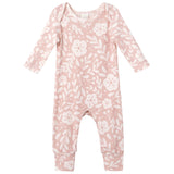 Pretty-In-Pink Cotton Romper - HoneyBug 