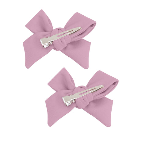 Cameo Pink - Bow Clips 2 Pack - HoneyBug 