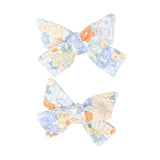 Georgia Floral - 2 Pack Bow Clips