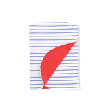 Baseball Stripe - 2 Ply Burp Cloth with Binding