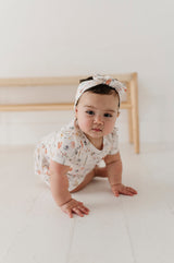 Girl's Short Sleeve Bodysuit Dress Set