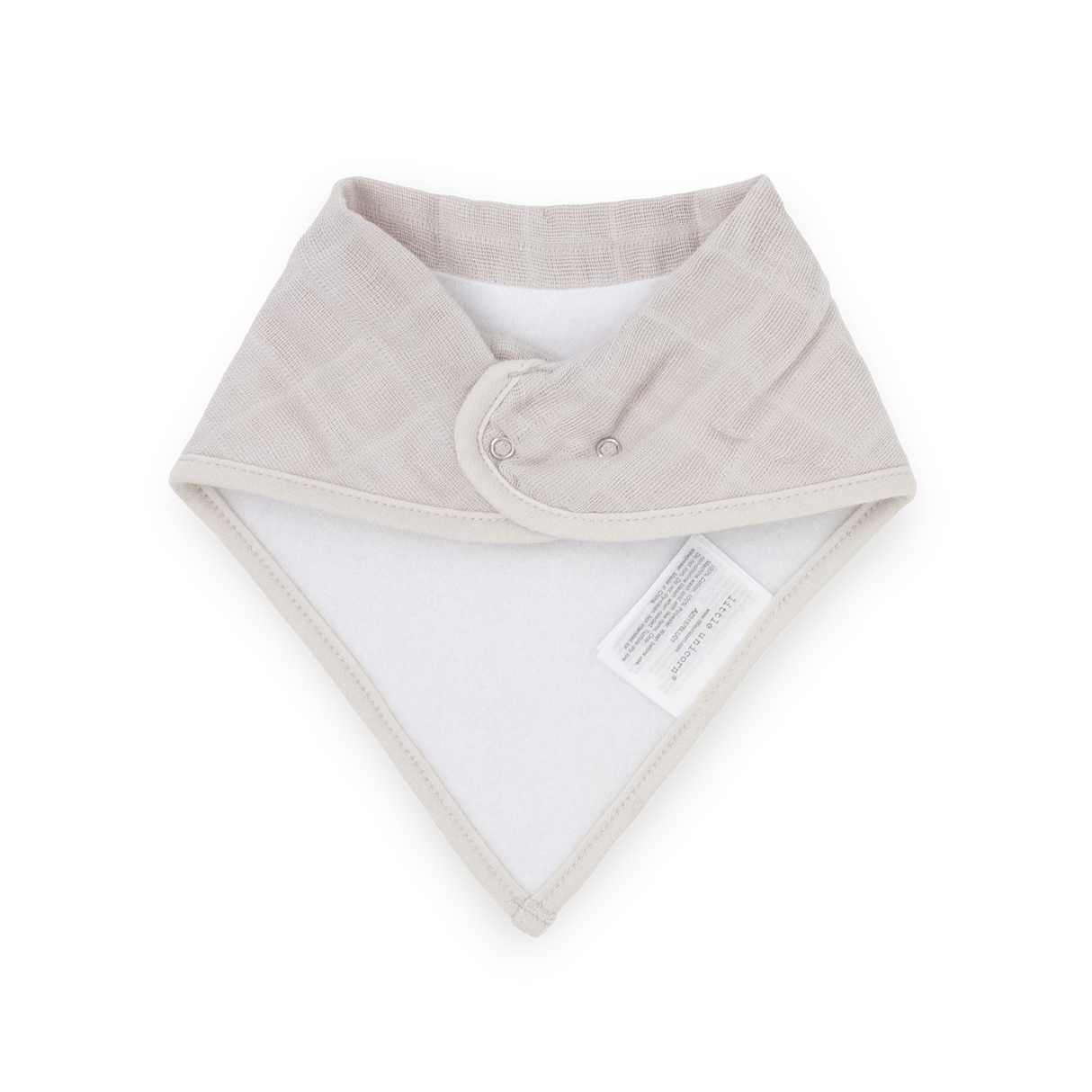 Cotton Muslin + Fleece Bandana Bib 4 Pack - Mauve Stripe - HoneyBug 