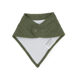 Cotton Muslin + Fleece Bandana Bib 4 Pack - Sea - HoneyBug 