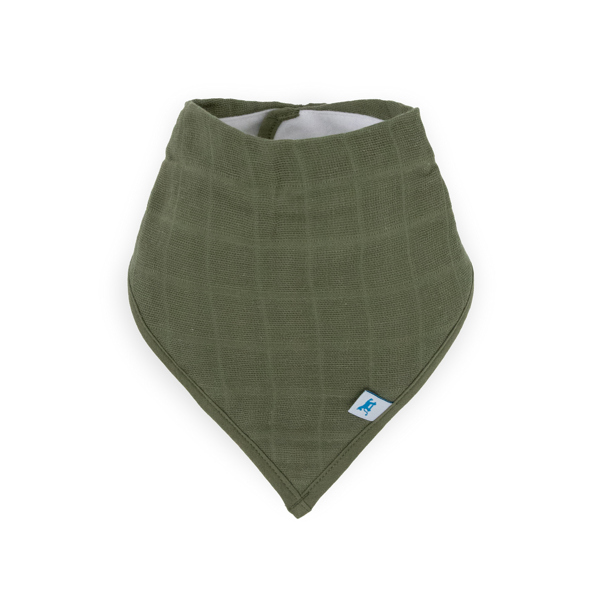 Cotton Muslin + Fleece Bandana Bib 4 Pack - Sea - HoneyBug 