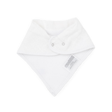 Cotton Muslin + Fleece Bandana Bib 4 Pack - Taupe Cross - HoneyBug 