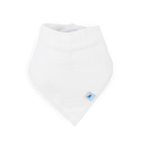 Cotton Muslin + Fleece Bandana Bib 4 Pack - Taupe Cross - HoneyBug 