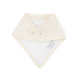 Cotton Muslin + Fleece Bandana Bib 4 Pack - Pressed Petals - HoneyBug 