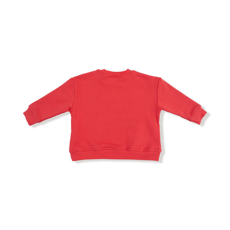 Drop Sleeve Sweatshirt with Rib Cuffs + Pocket - Gingerbread - HoneyBug 