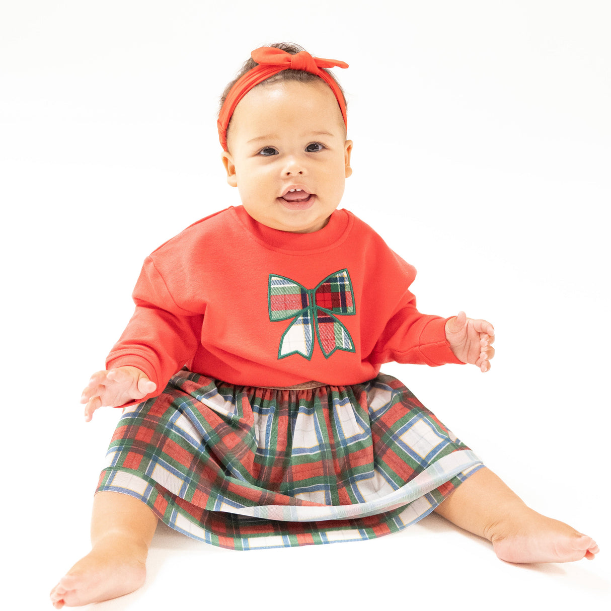 Holiday Plaid - Holiday Plaid Tutu Skirt - HoneyBug 