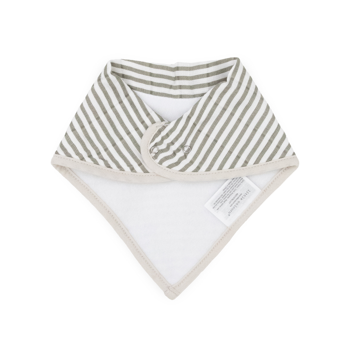 Cotton Muslin + Fleece Bandana Bib 4 Pack - Pressed Petals - HoneyBug 