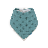 Cotton Muslin + Fleece Bandana Bib 4 Pack - Wallflower - HoneyBug 