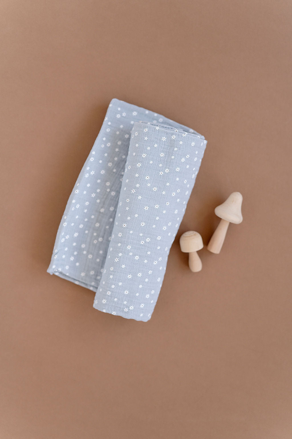 Cotton Muslin Swaddle Blanket - Ditsy Star