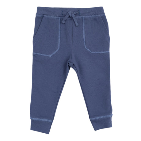 Jogger with Varsity Stripes - Varsity Vintage Indigo - HoneyBug 