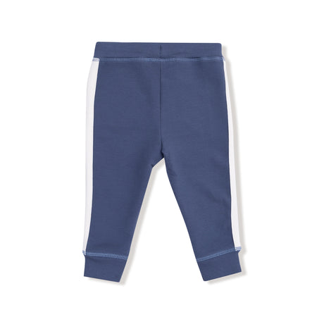 Jogger with Varsity Stripes - Varsity Vintage Indigo - HoneyBug 