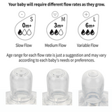 Haakaa Gen 3 Silicone Bottle Anti-Colic Nipple 2 pk - HoneyBug 