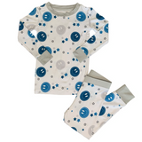 Two Piece Blue Smiley Set