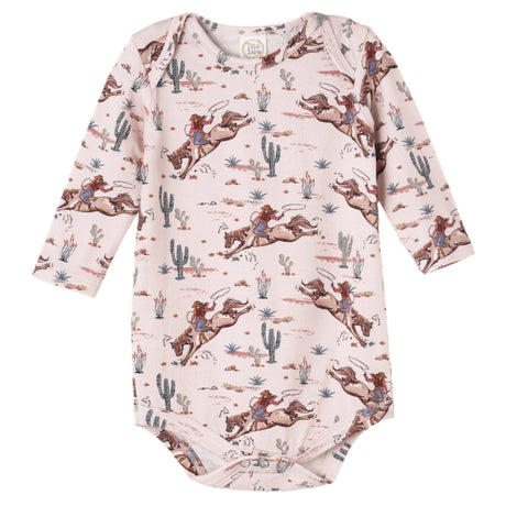 Prairie Princess Baby Girl Western Bamboo Bodysuit - HoneyBug 