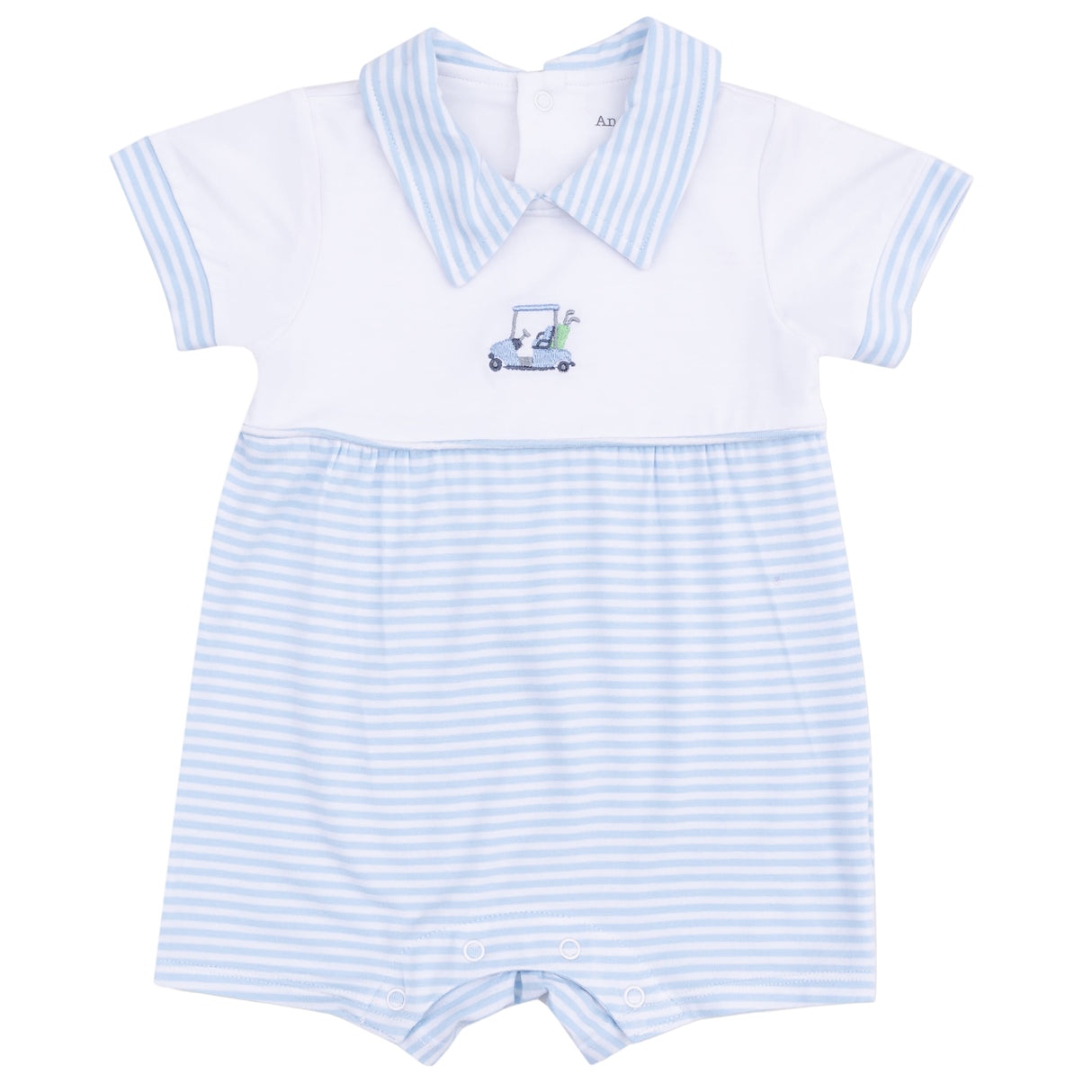 Polo Shortie with Contrast - HoneyBug 