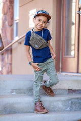Kids Belt Bag - Olive Green