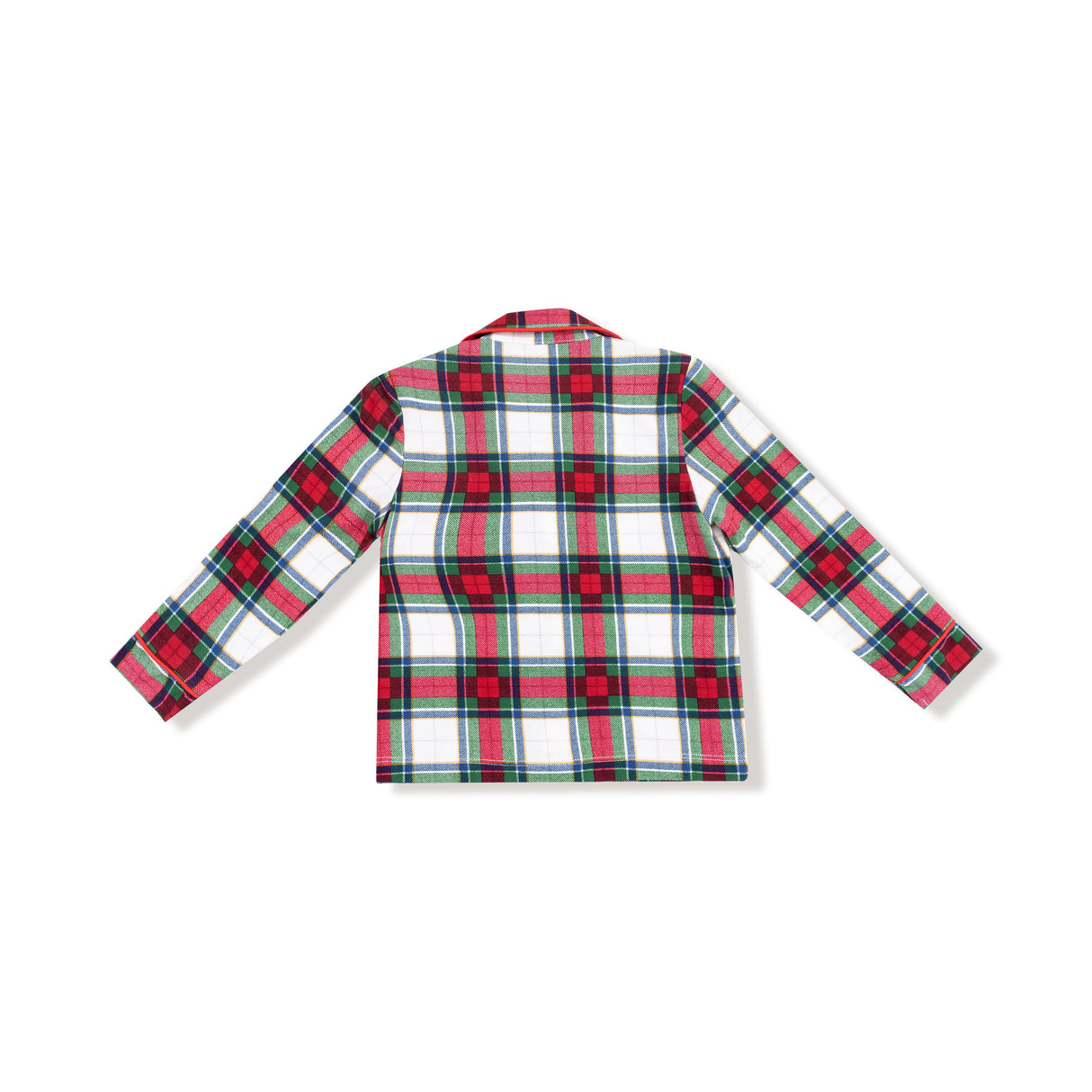 Holiday Plaid - Kids Long Sleeve Coat Style with Pant - HoneyBug 