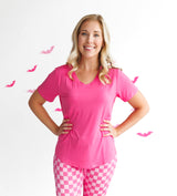 MAMA V-NECK- Bubblegum - HoneyBug 