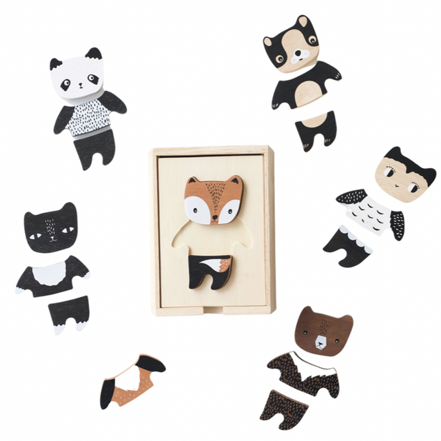 Mix & Match Animal Tiles - HoneyBug 