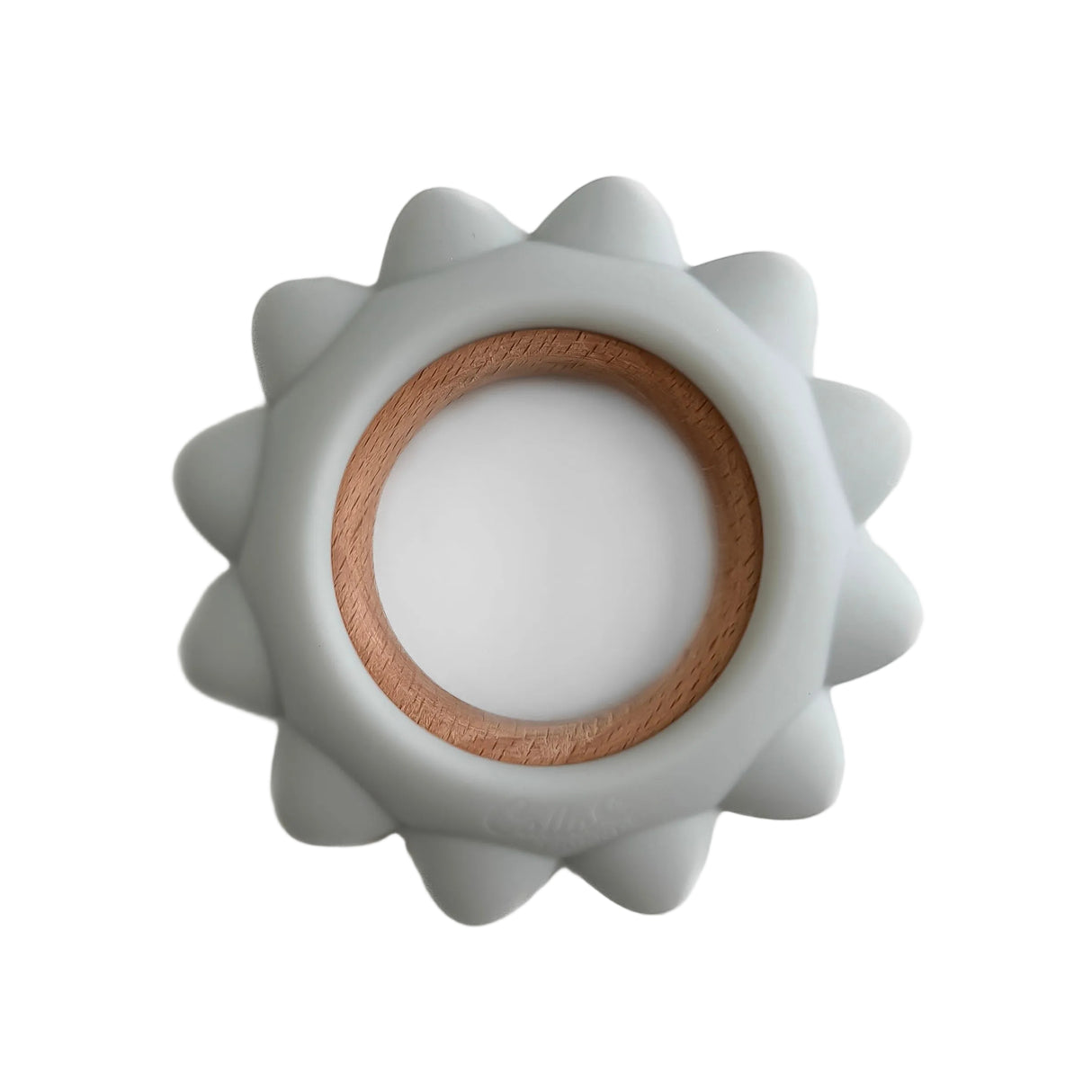 Garden Party Teether Collection - Silicone & Beechwood Sunshine