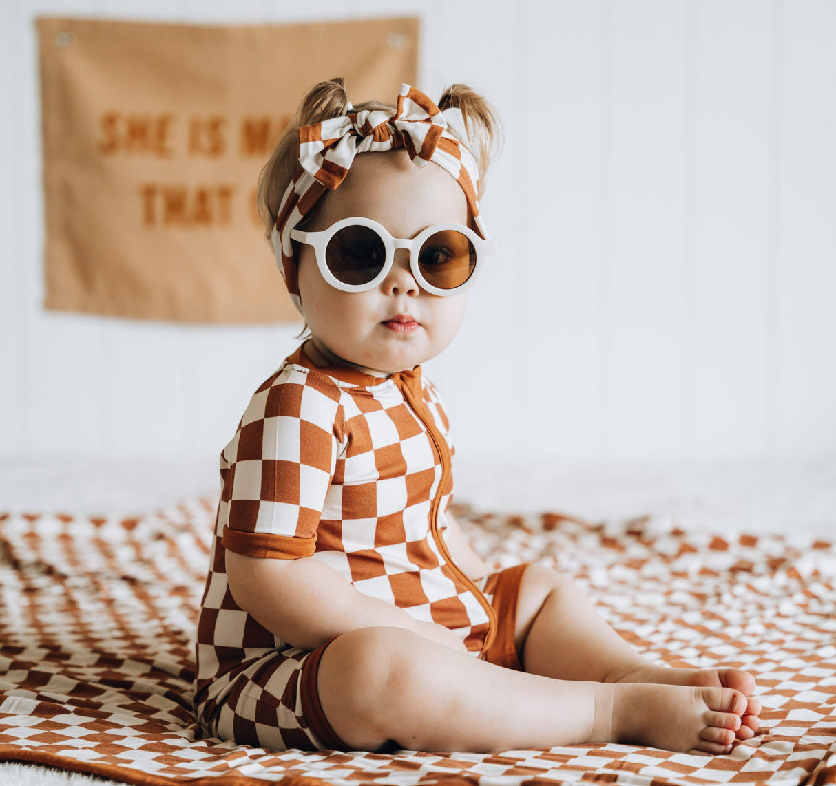 COPPER CHECKERS DREAM SHORTIE