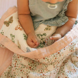 Cotton Muslin Toddler Comforter - Butterflies - HoneyBug 