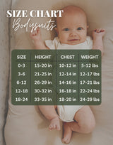 Touchdown Organic Baby Bodysuit Long Sleeve