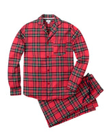 Men's Brushed Cotton Pajama Set in Imperial Tartan