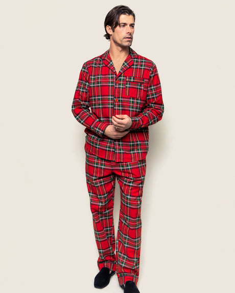 Men's Brushed Cotton Pajama Set in Imperial Tartan