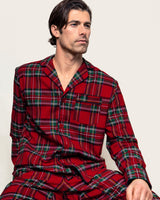 Men's Brushed Twill Pajama Set in Imperial Tartan - HoneyBug 