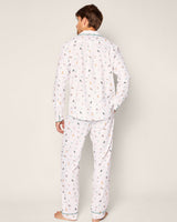 Men's Twill Pajama Set in Jingle Paws