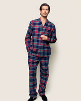 Men's Brushed Cotton Pajama Set in Windsor Tartan