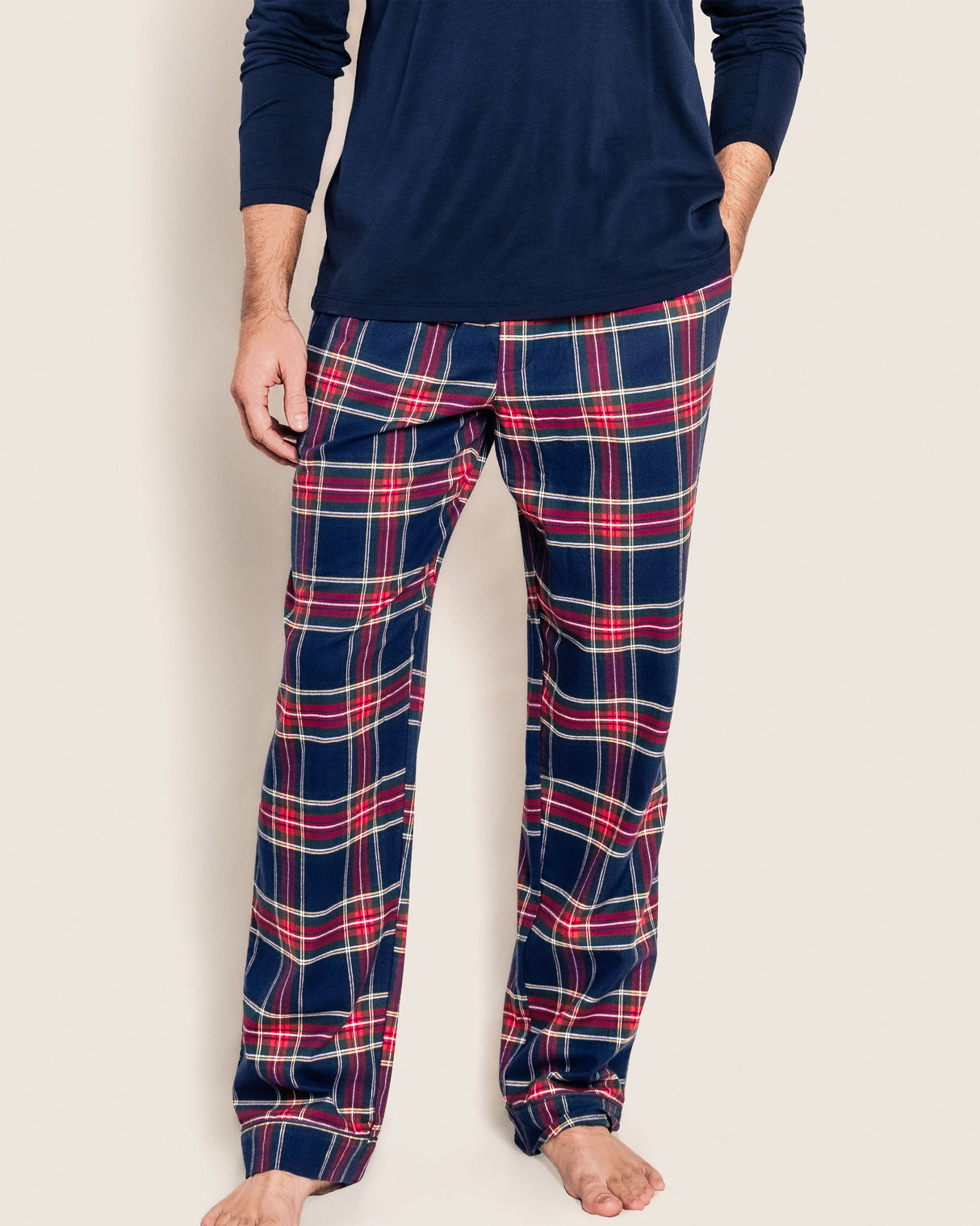 Men's Brushed Cotton Pants in Windsor Tartan