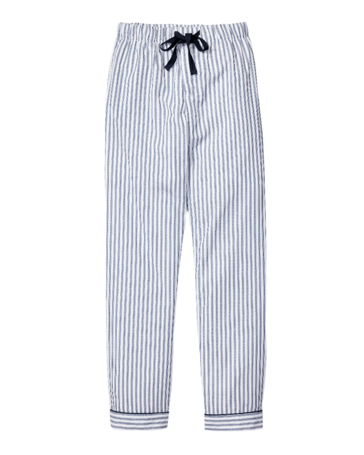 Men's Twill Pajama Pants in Navy French Ticking