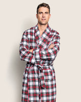 Men's Brushed Cotton Robe in Balmoral Tartan