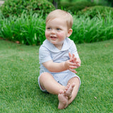 Henry Boys' Pima Cotton Shortall - Classic Stripe - HoneyBug 